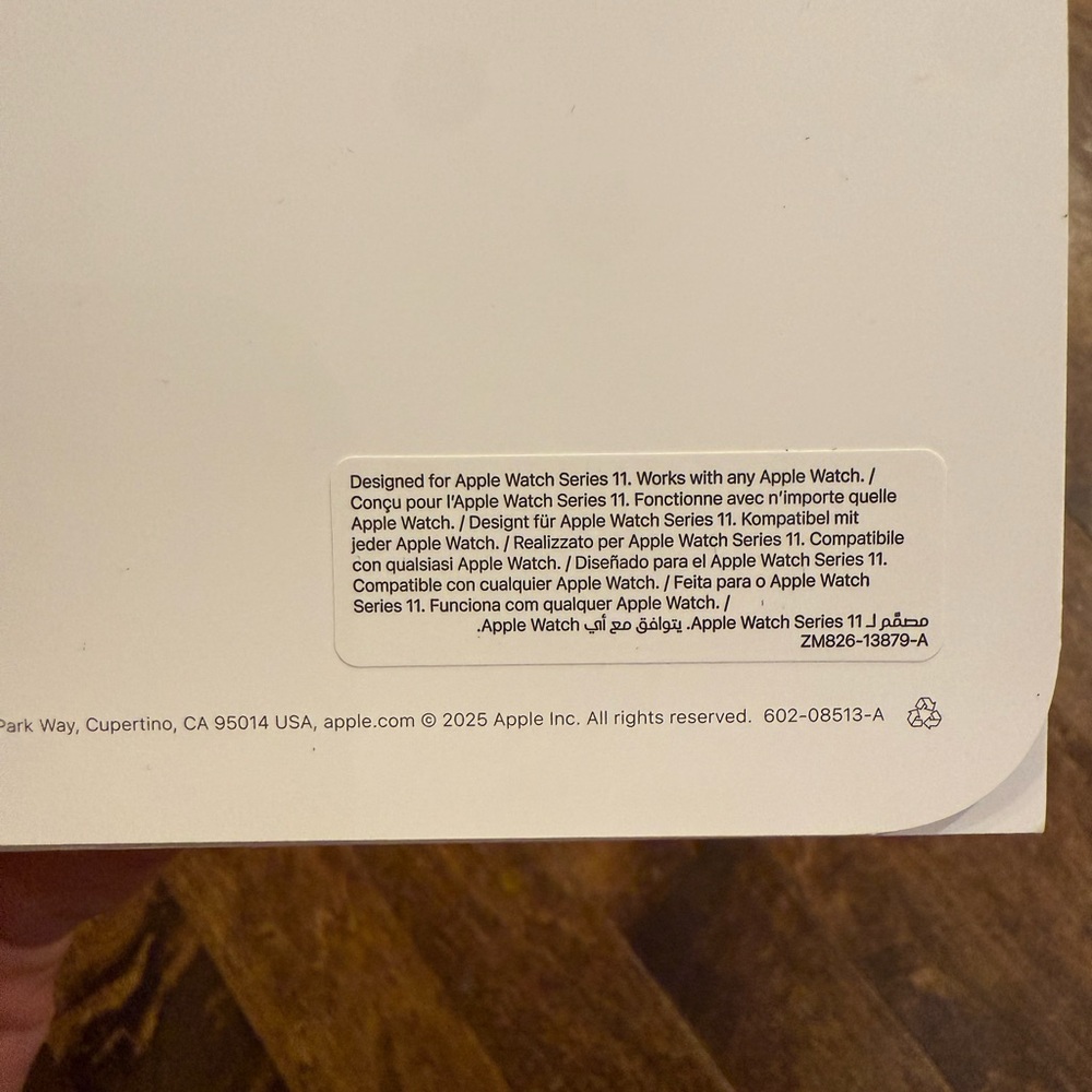 Apple Watch Sport Band Black S/M 42MM - Picture 7 of 7